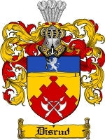 Disrud coat of arms family crest download