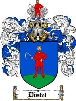 Distel coat of arms family crest download