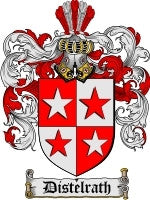 Distelrath coat of arms family crest download