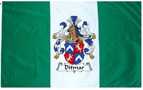 Ditmar family crest coat of arms flag