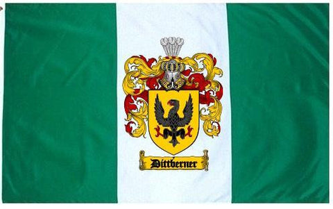 Dittberner family crest coat of arms flag