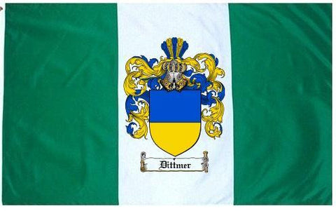 Dittmer family crest coat of arms flag