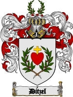 Ditzel coat of arms family crest download