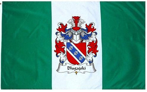 Dlugajski family crest coat of arms flag