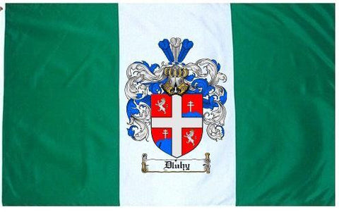 Dluhy family crest coat of arms flag