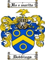 Dobbings coat of arms family crest download