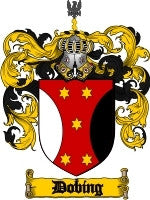 Dobing coat of arms family crest download