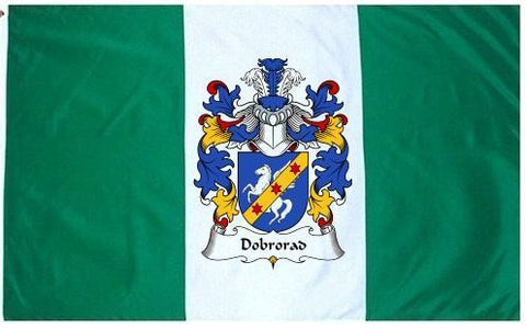 Dobrorad family crest coat of arms flag