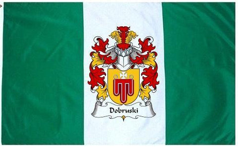 Dobruski family crest coat of arms flag