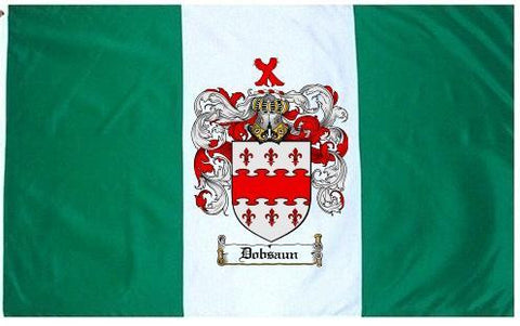 Dobsaun family crest coat of arms flag