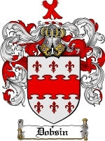 Dobsin coat of arms family crest download