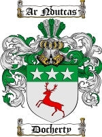 Docherty coat of arms family crest download