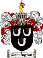Doddington coat of arms family crest download