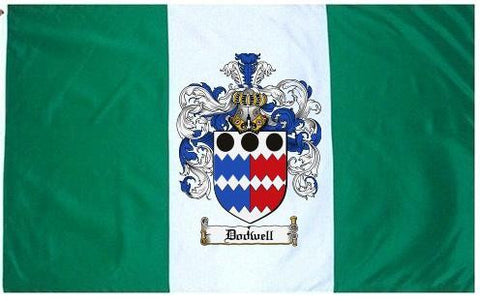 Dodwell family crest coat of arms flag