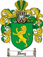 Doey coat of arms family crest download