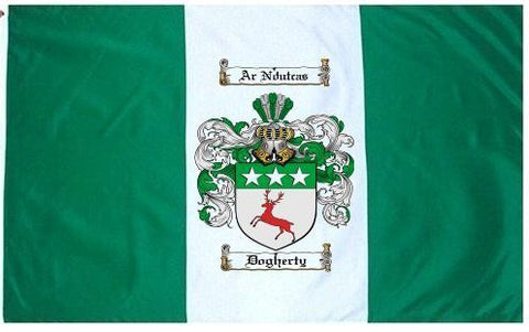 Dogherty family crest coat of arms flag