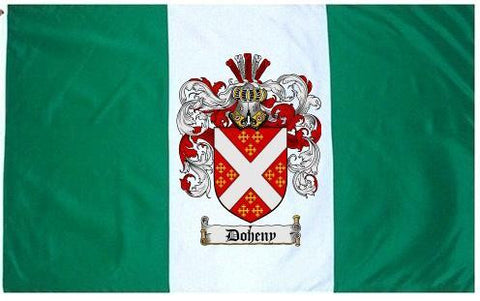 Doheny family crest coat of arms flag