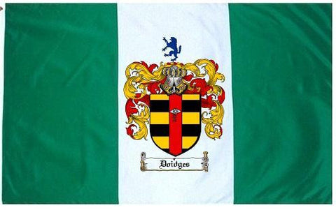 Doidges family crest coat of arms flag