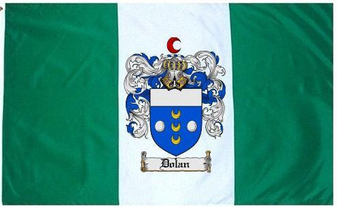 Dolan family crest coat of arms flag