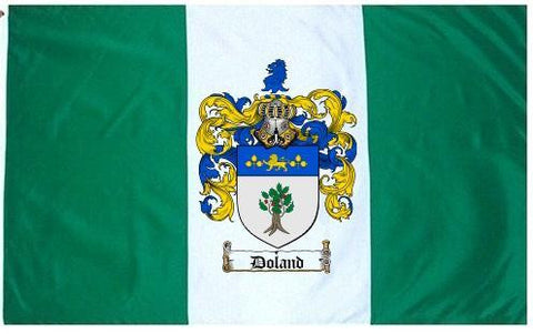 Doland family crest coat of arms flag