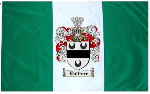 Dolliver family crest coat of arms flag