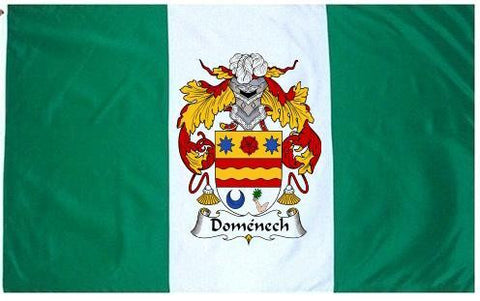 Domenech family crest coat of arms flag