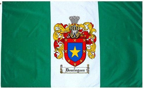 Dominguez family crest coat of arms flag