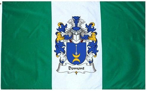 Domont family crest coat of arms flag