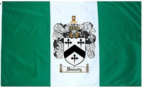 Donarty family crest coat of arms flag