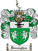 Donaughue coat of arms family crest download