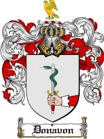 Donavon coat of arms family crest download