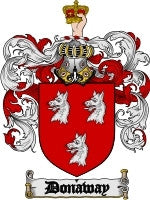Donaway coat of arms family crest download