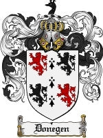 Donegen coat of arms family crest download