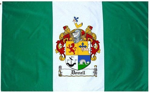Donell family crest coat of arms flag