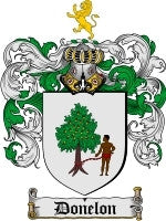 Donelon coat of arms family crest download