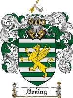 Doning coat of arms family crest download