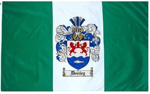 Donley family crest coat of arms flag