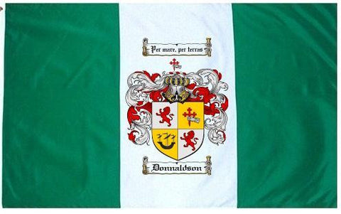 Donnaldson family crest coat of arms flag
