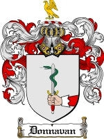 Donnavan coat of arms family crest download