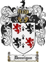 Donnigan family crest coat of arms emailed to you within 24 hours ...