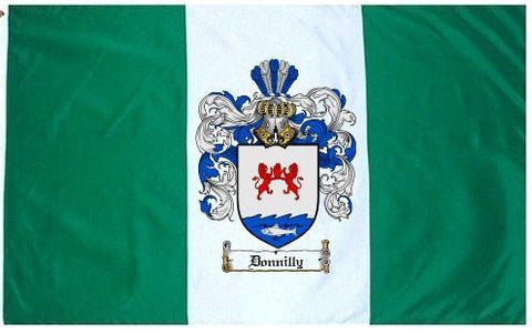 Donnilly family crest coat of arms flag