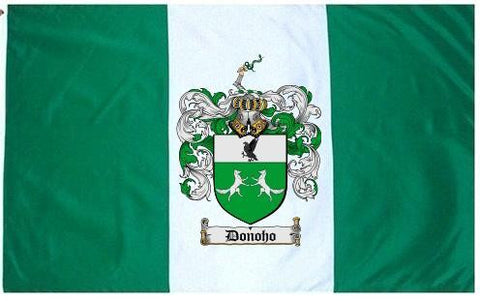 Donoho family crest coat of arms flag