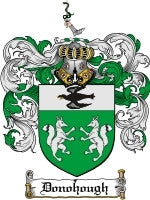 Donohough coat of arms family crest download