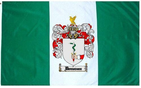 Donovan family crest coat of arms flag