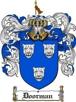 Doorman coat of arms family crest download