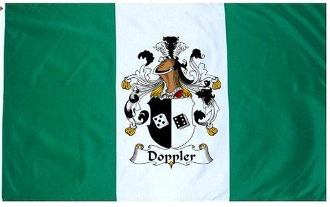 Doppler family crest coat of arms flag