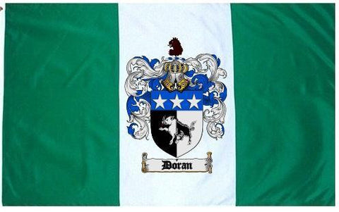 Doran family crest coat of arms flag