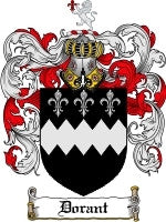 Dorant coat of arms family crest download