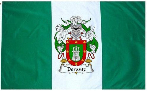 Dorante family crest coat of arms flag