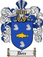 Dore coat of arms family crest download